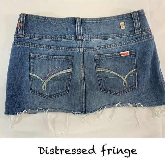 $5 ADD ON ITEM/NWOT BONGO LET ME B SHORT Jean skirt - Picture 7 of 11